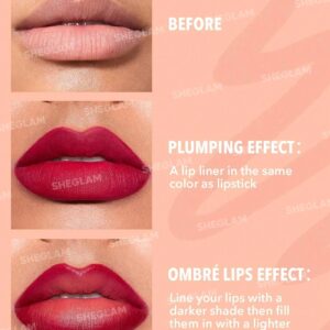 ست سه عددی خط لب شیگلم مدل Au Neturel 12 So Lippy Lip Liner Set Au Naturel 6 ست سه عددی خط لب شیگلم مدل Au Neturel