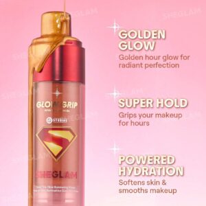 پرایمر براق کننده پوست شیگلم مدل سوپرمن Good Grip Glow ll... 13 The Superman SHEGLAM Good Grip Glow Illuminating Primer 5 پرایمر براق کننده پوست شیگلم مدل سوپرمن Good Grip Glow ll...