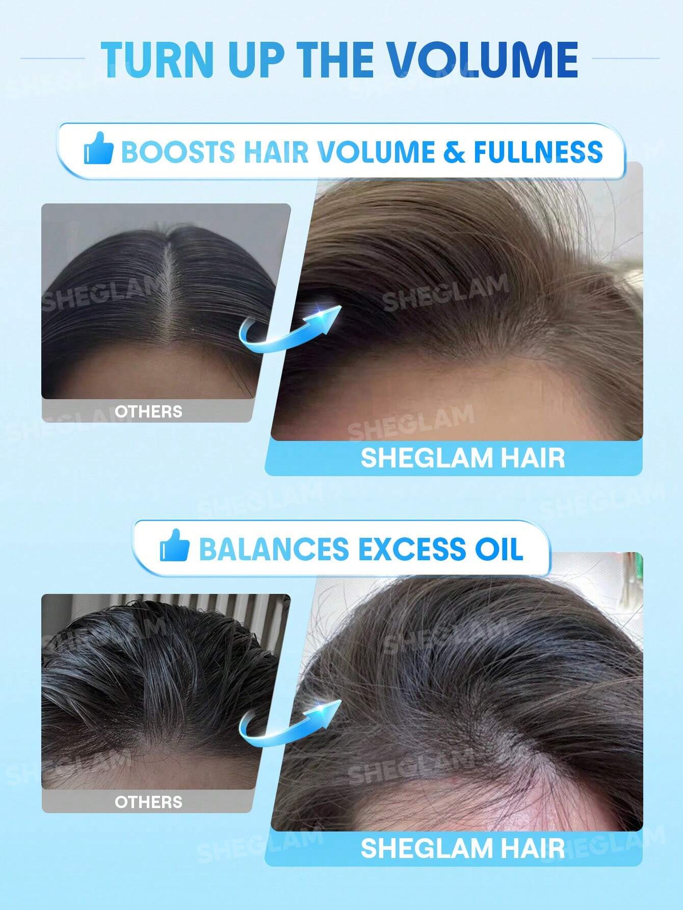 ماسک مو حجم دهنده موهای نازک و کم حجم بدون سنگینی شیگلم -... 2 ماسک مو حجم دهنده موهای نازک و کم حجم بدون سنگینی شیگلم -... - Image 2