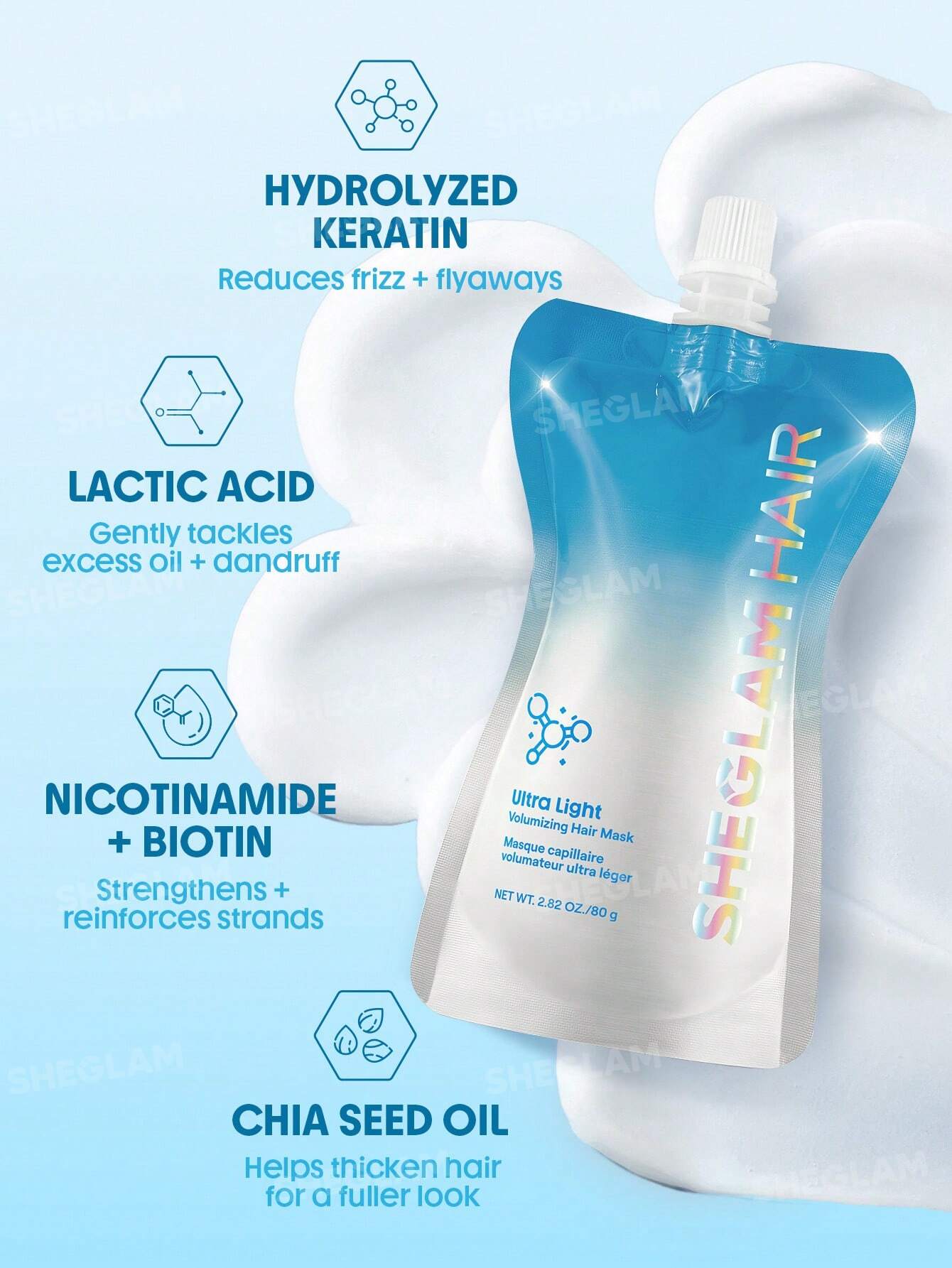 ماسک مو حجم دهنده موهای نازک و کم حجم بدون سنگینی شیگلم -... 4 ماسک مو حجم دهنده موهای نازک و کم حجم بدون سنگینی شیگلم -... - Image 4