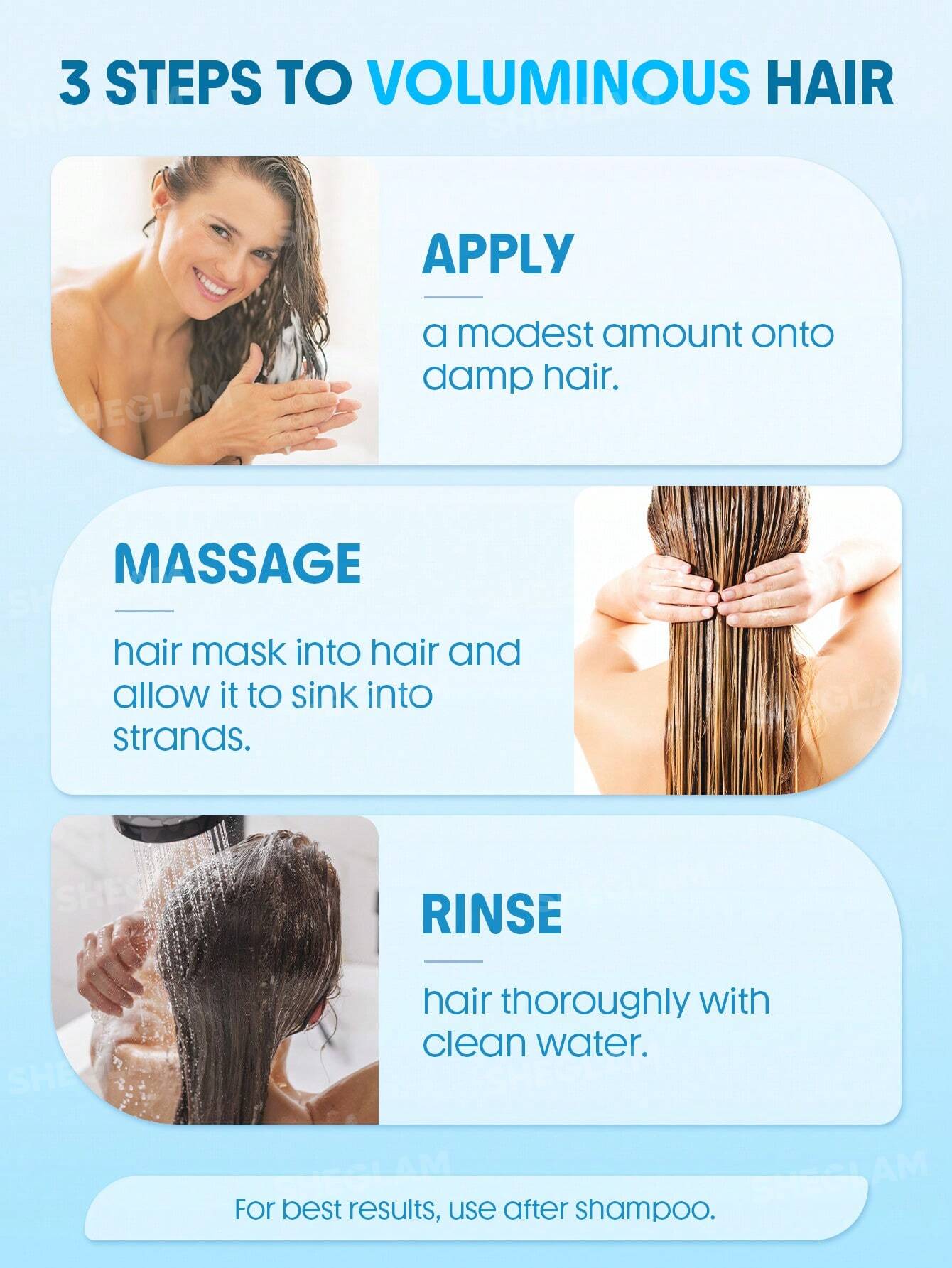 ماسک مو حجم دهنده موهای نازک و کم حجم بدون سنگینی شیگلم -... 6 ماسک مو حجم دهنده موهای نازک و کم حجم بدون سنگینی شیگلم -... - Image 6